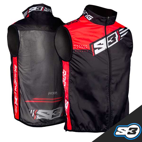 S3 - Vest, Technical Windy 75, Red, W75-R (Limited Stock)
