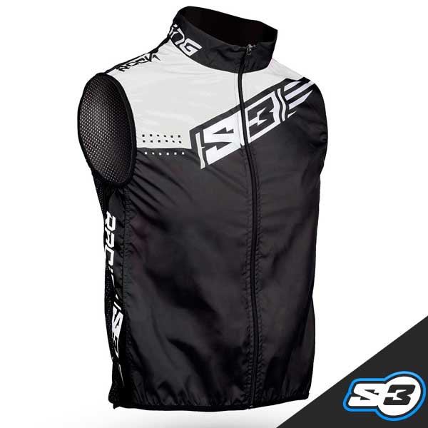 S3 - Vest, Technical Windy 75, White, W75-W (Limited Stock)