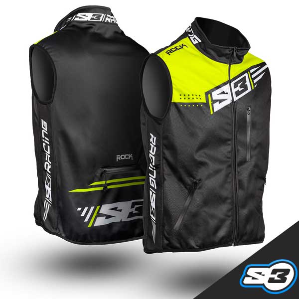 S3 - Vest, B-Warmer, Black/Yellow, Q-Y7 (Limited Stock)