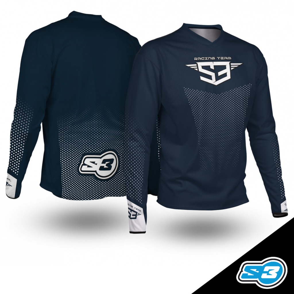 S3 - Jersey, Blue Collection, Blue/White, TES-6020