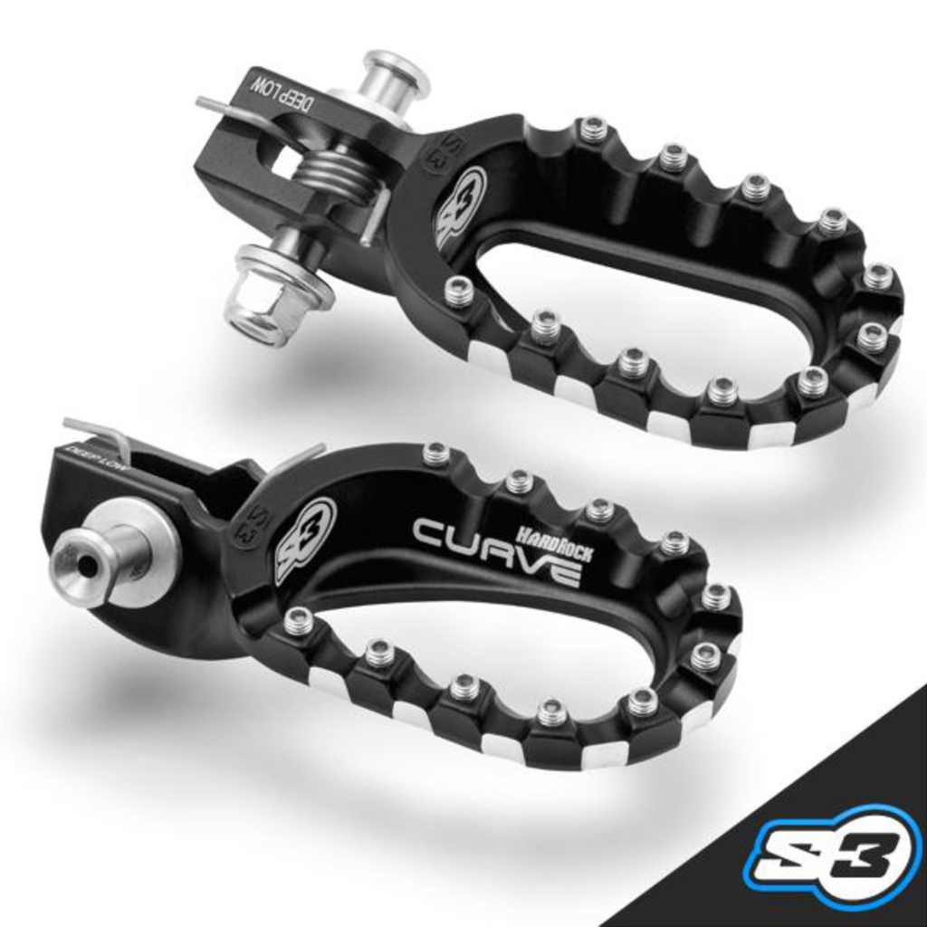 S3 - Footpegs, Hard Rock, Curve, Deep/Low, Enduro, ESK-990-D