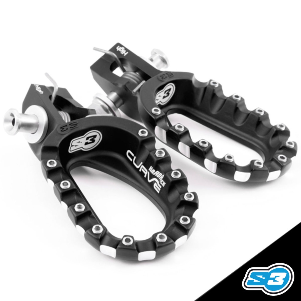 S3 - Footpegs, Hard Rock, Curve, High, Enduro, ESK-990-H