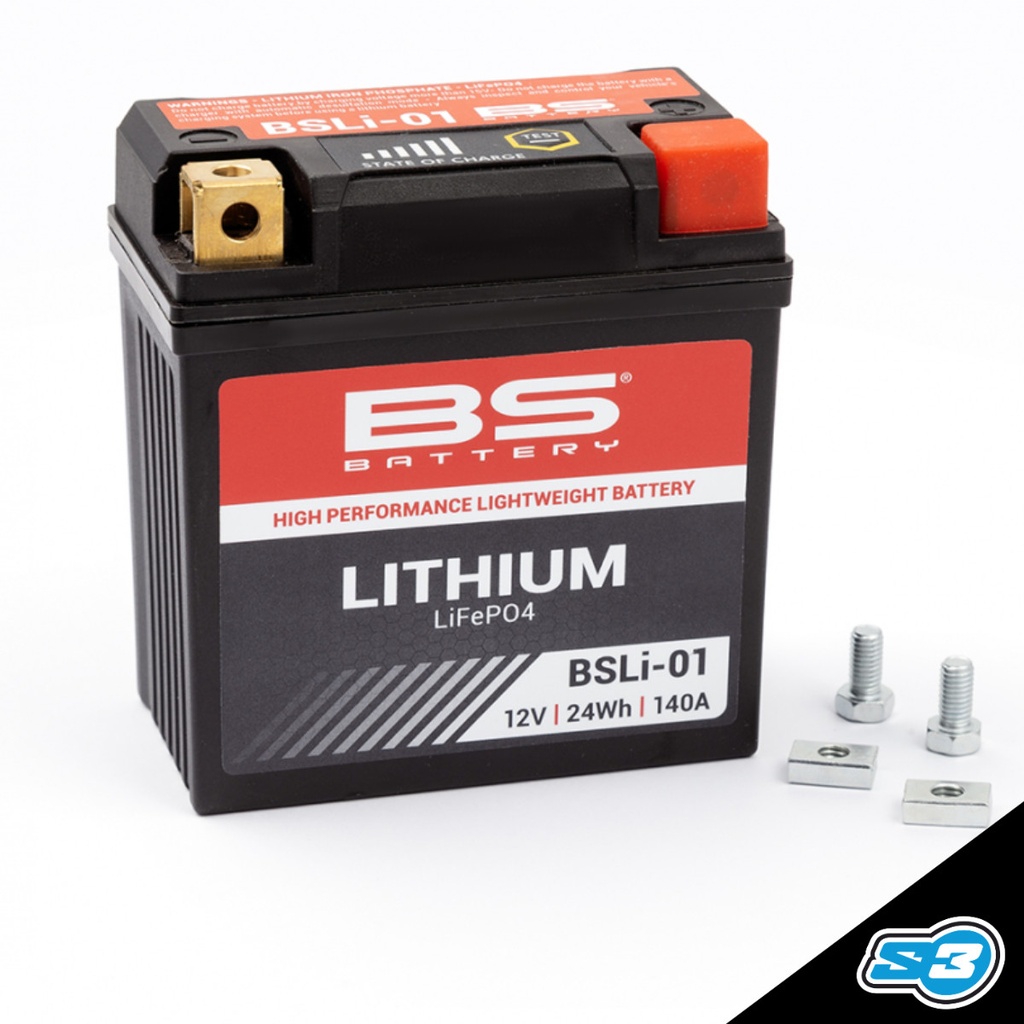 S3 - Battery, Lithium Ion, 12v, BSLi-01, 92x52x90mm, BATT-01