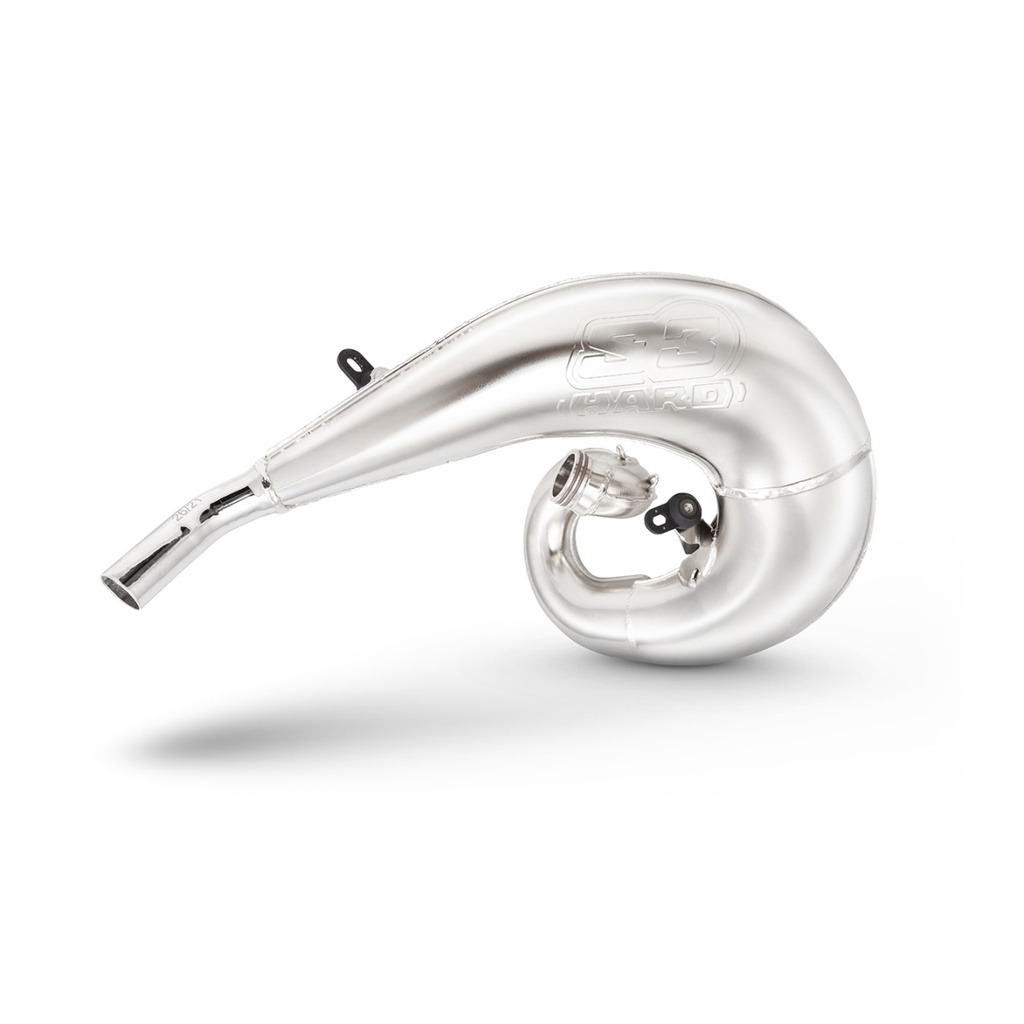 S3 Platinum Factory Exhaust Pipe for GasGas, Husqvarna & KTM 2T Bikes (2020-2023) - (Chrome Finish)