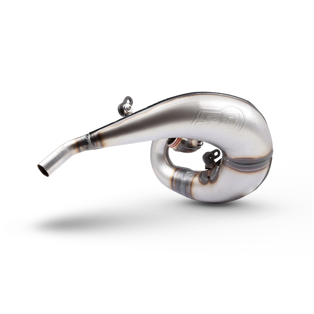 S3 Works Factory Exhaust Pipe for GasGas, Husqvarna & KTM 2T Bikes (2020-2023) - (Raw Finish)