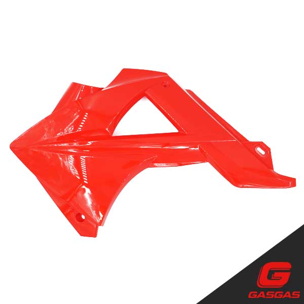 RJ - Cover, Radiator, Left, Red, GasGas 05-11, BE920002511 (Limited Availability)