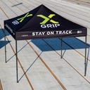 X-Grip Canopy Tent - 3m x 3m - (Black)