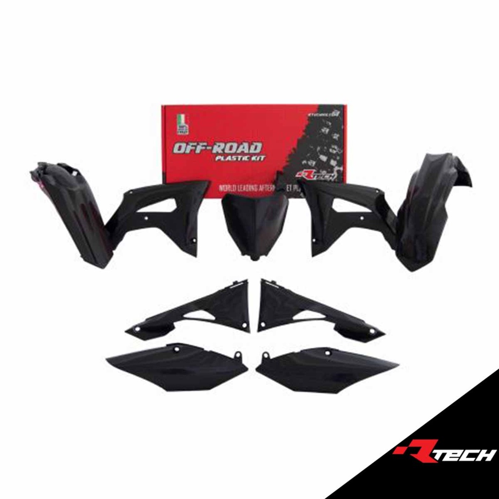 RTech R-KITCRF-RS0-519 Plastic Kit - Honda CRF-R/CRF-RWE Models (2019 to 2021) - 6 PCS - (CRF Red)