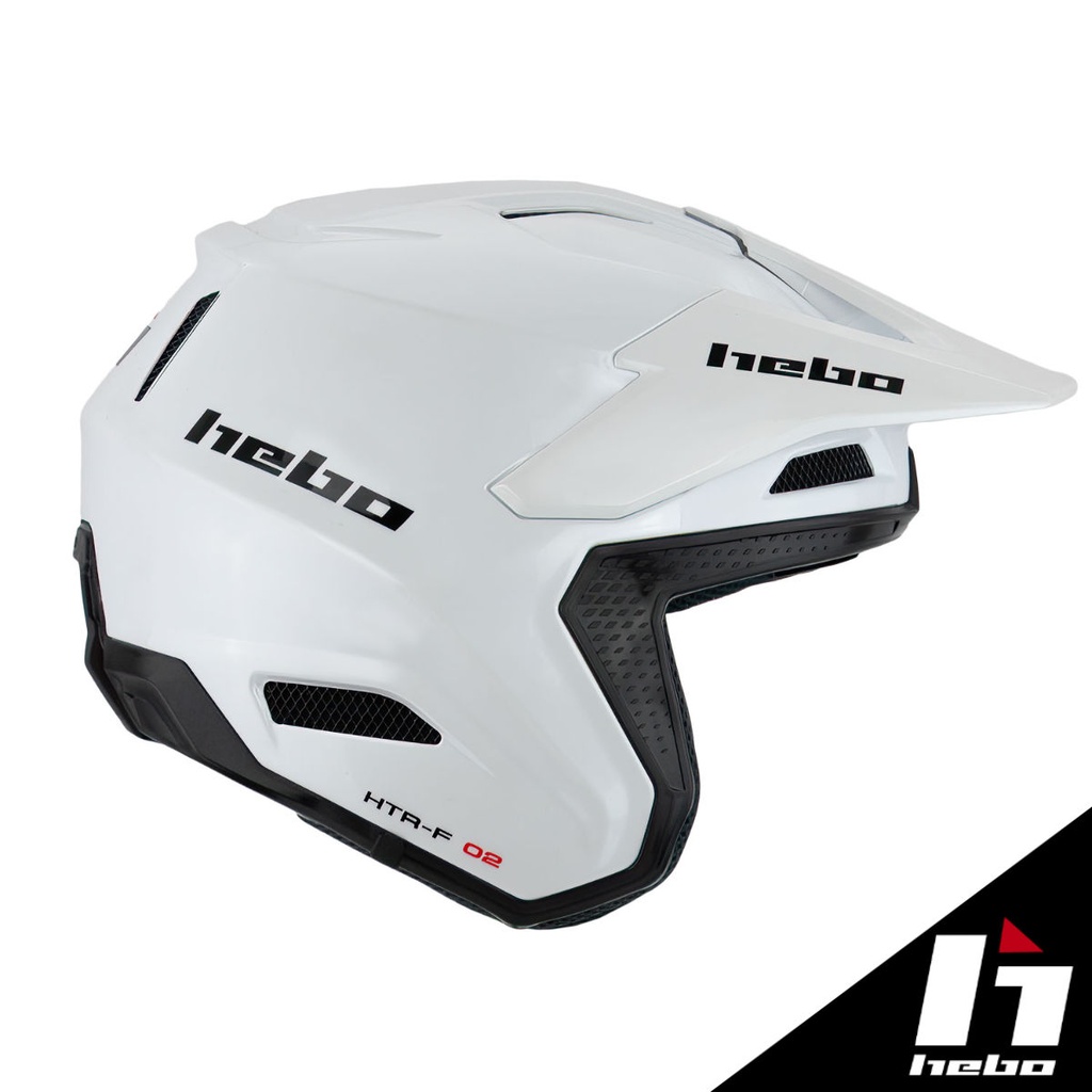 Hebo Zone Pro Monocolor Helmet (White)
