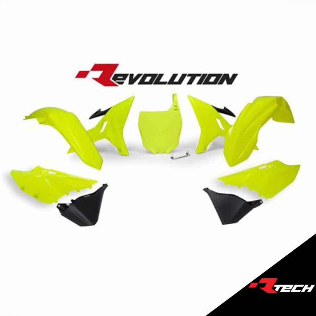 RTech Revolution Plastic Kit - Yamaha WR/YZ/YZ-X Models (2002 to 2022) - 6 PCS