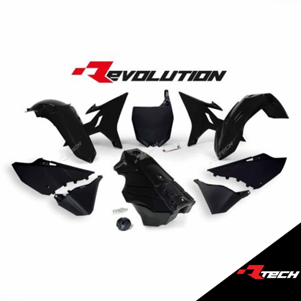 RTech Plastic Kit - Yamaha WR/YZ/YZ-X Models (2002 to 2022) - 7 PCS