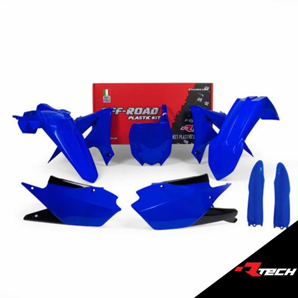 RTech R-KITYZF-BL0-618 Full Plastic Kit - Yamaha YZF/YZ-FX Models (2018 to 2024) - 6 PCS - (YZ Blue)