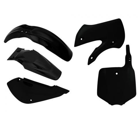 RTech R-KITKX0-NR0-508 Plastic Kit - Kawasaki KX Models (2001 to 2024) - 5 PCS - (Black)