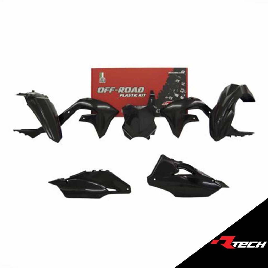 RTech R-KITKXF-VE0-599 Plastic Kit - Kawasaki KX/KX-X Models (2019 to 2024) - 5 PCS - (KX Green)