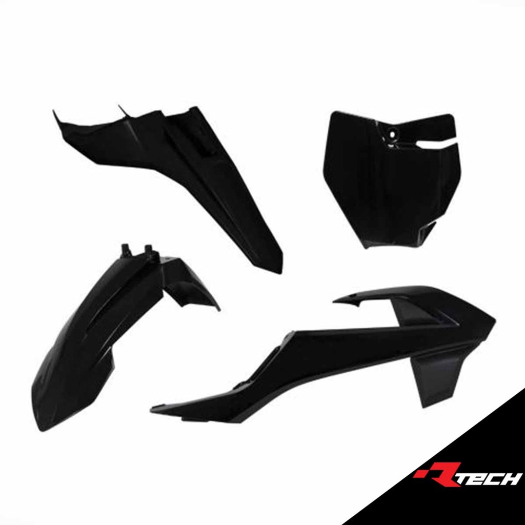 RTech R-KITKTM-O19-500 Plastic Kit - KTM SX Models (2016 to 2023) - 4 PCS - (K Orange / White)