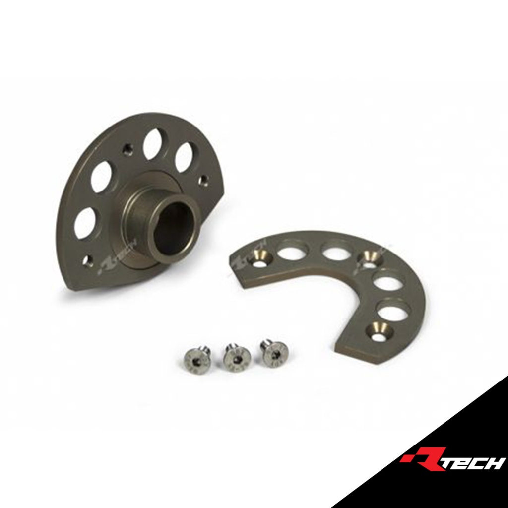 RTech R-KITMOUNT104 Aluminum Brake Disc Mounting Kit - Select Fantic & Yamaha Models (2014 to 2024) - (Aluminum)