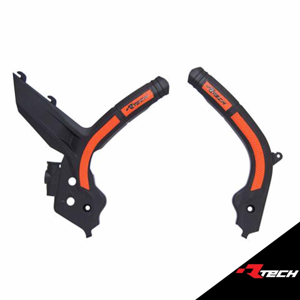 RTech Bi-Material Frame Protectors - KTM EXC/EXCF/SX/SXF/XC/XC-W/XCF/XCF-W Models (2018 to 2023)