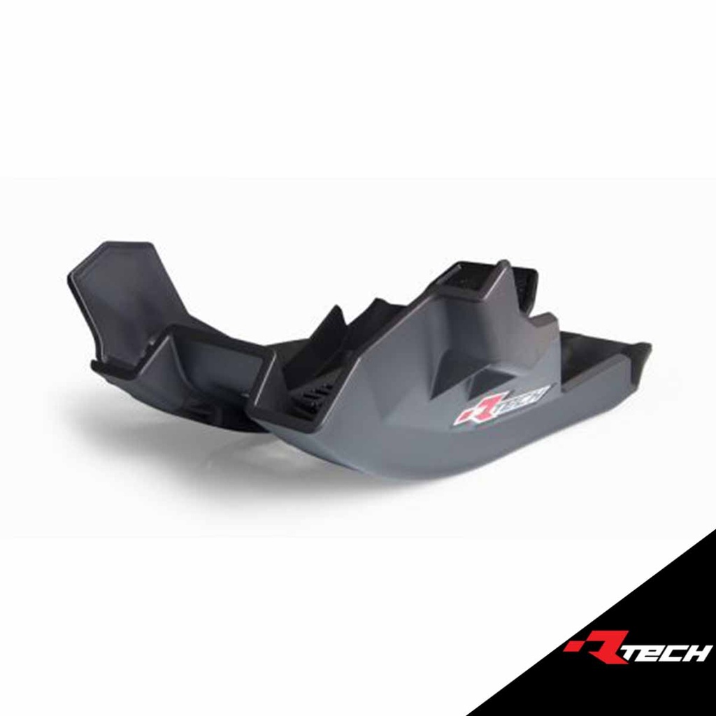 RTech R-PMYZ0NR0125 Plastic Engine Protector for Select Fantic & Yamaha Models (2005 to 2024) - (Black)