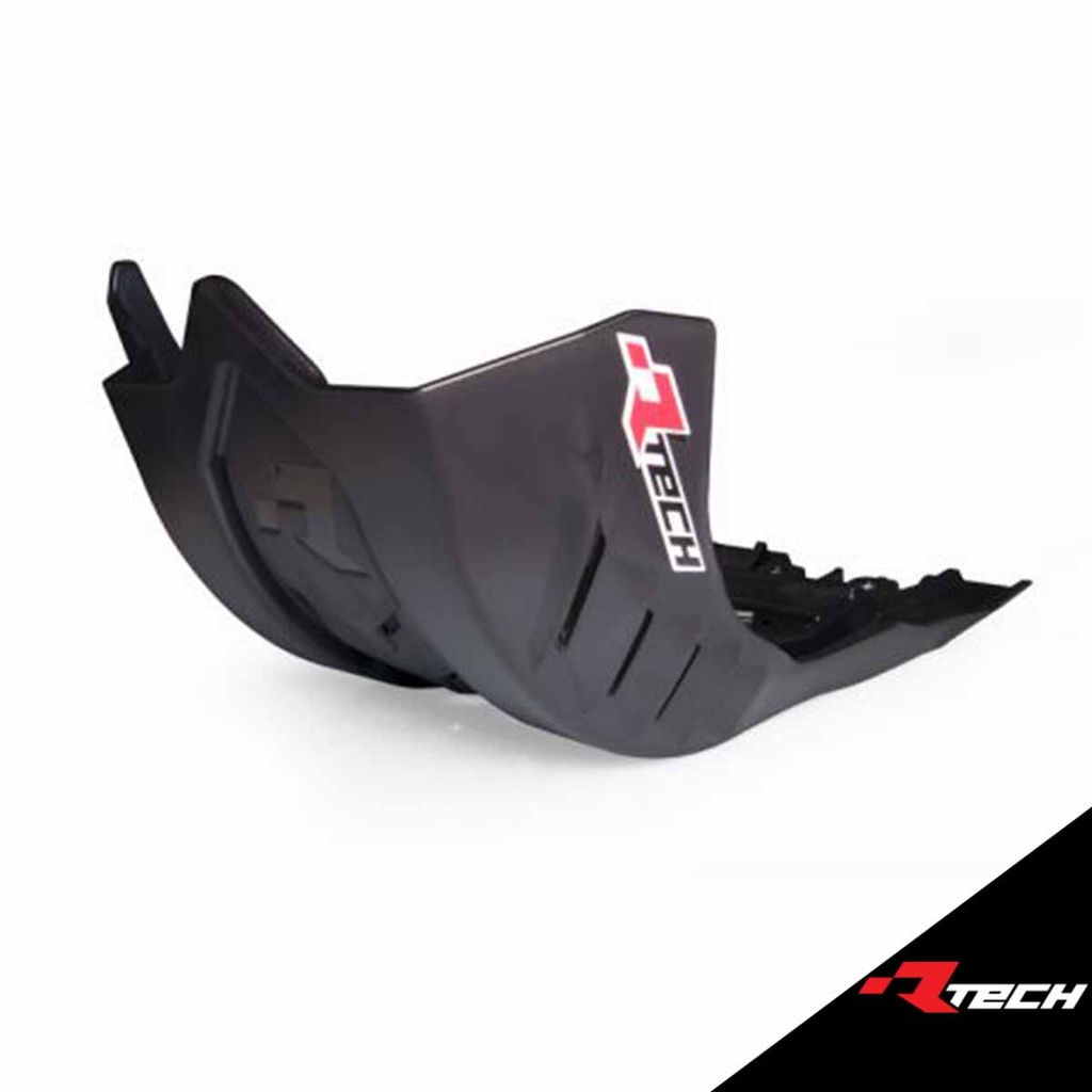 RTech R-PMKX0NR0021 Plastic Engine Protector - Kawasaki KX/KX-X Models (2020 to 2024) - (Black)