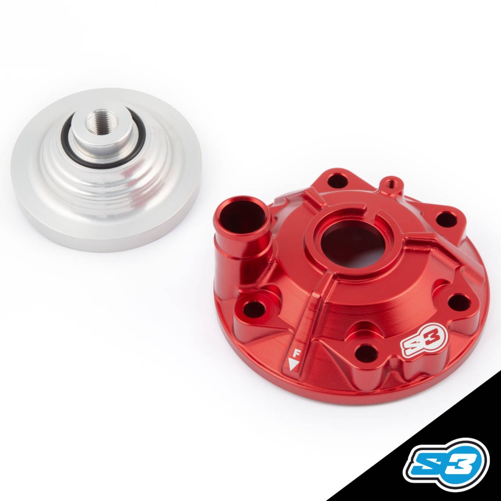 S3 - Kit, Cylinder Head, Enduro, TBI, 250, Power, Red, PWR-3361-250-R
