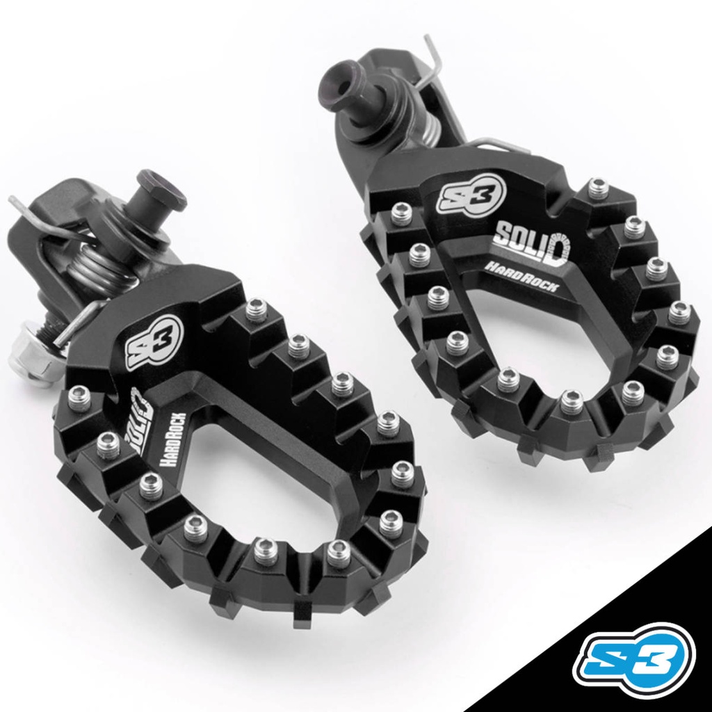 S3 - Footpegs, Hard Rock, Solid, Enduro, ESE-244