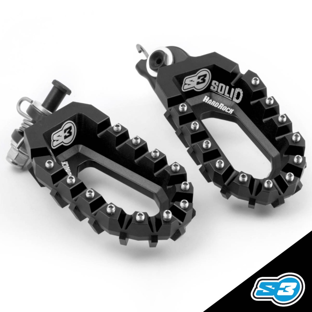 S3 - Footpegs, Hardrock, Solid, Enduro, ESO-700-x