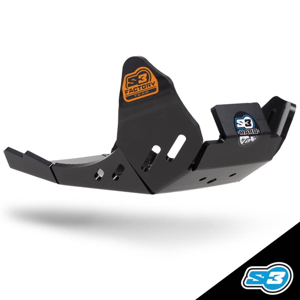 S3 - Skid Plate, Enduro, KTM EXC TBI, 24-Up, Black, UK-1709-B