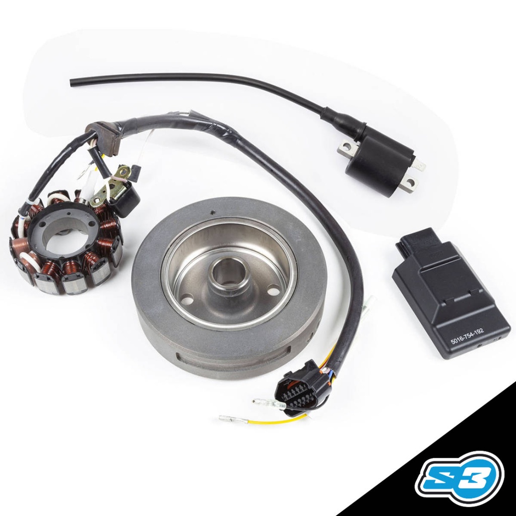 S3 - Ignition, Flywheel + Generator + Coil + CDI, Hidria, Trial, ET-700-CT