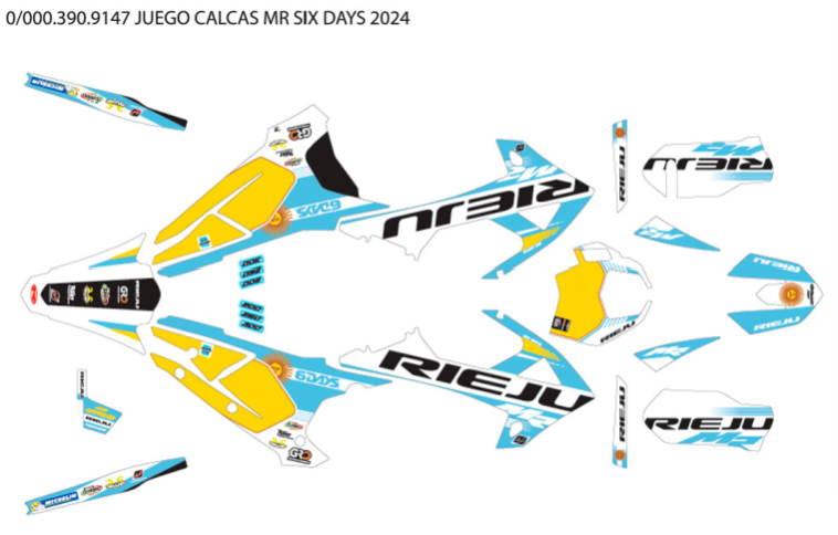 RJ - MR SIX DAYS DECAL SET 2024, 0/000.390.9147 