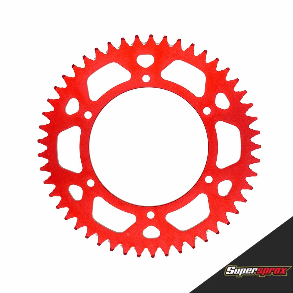 Supersprox - Sprocket, Rear, Aluminum, RED RAL-1512-XX (Limited Stock)