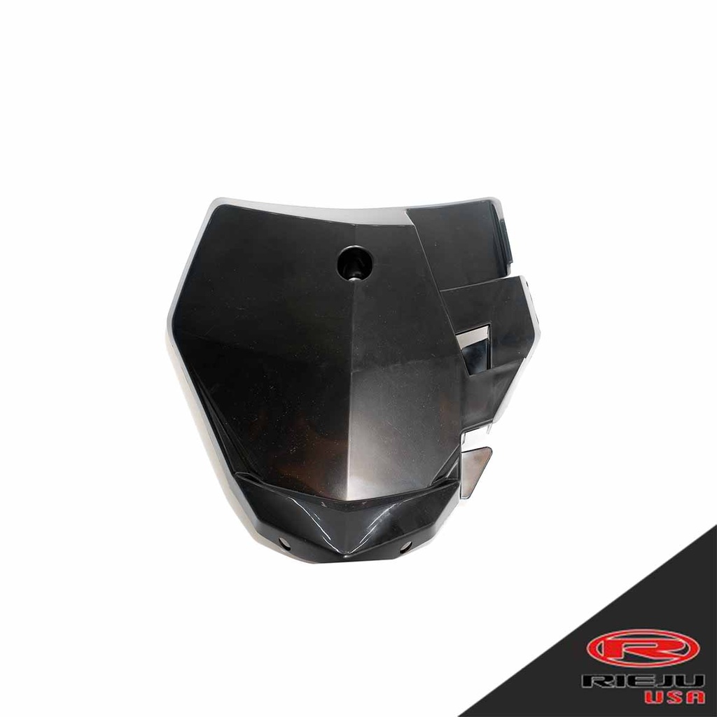 RJ - FRONT NUMBER PLATE {GASGAS XC 18-19, RIEJU 21-Up} (BLACK), C/000.000.0000
 (Limited Availability)