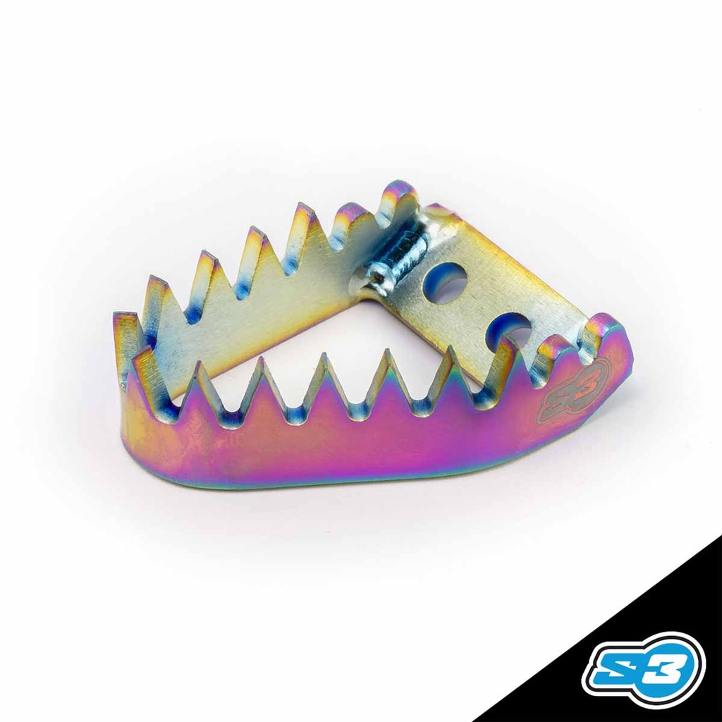 S3 - Tip, Brake Pedal, Titanium, Rainbow, TAB-876