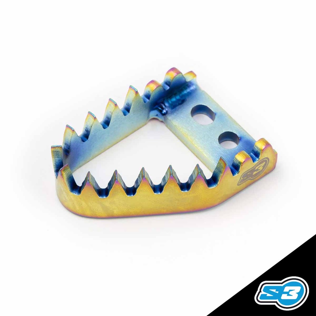 S3 -Tip, Brake Pedal, Titanium, Rainbow, TAB-9671