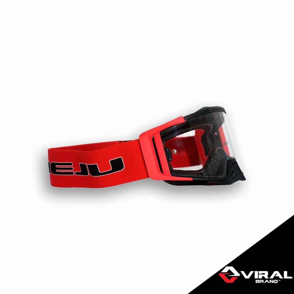 Viral Brand Rieju Goggle 2024 – Clear Lens (Limited Edition) - (Red)