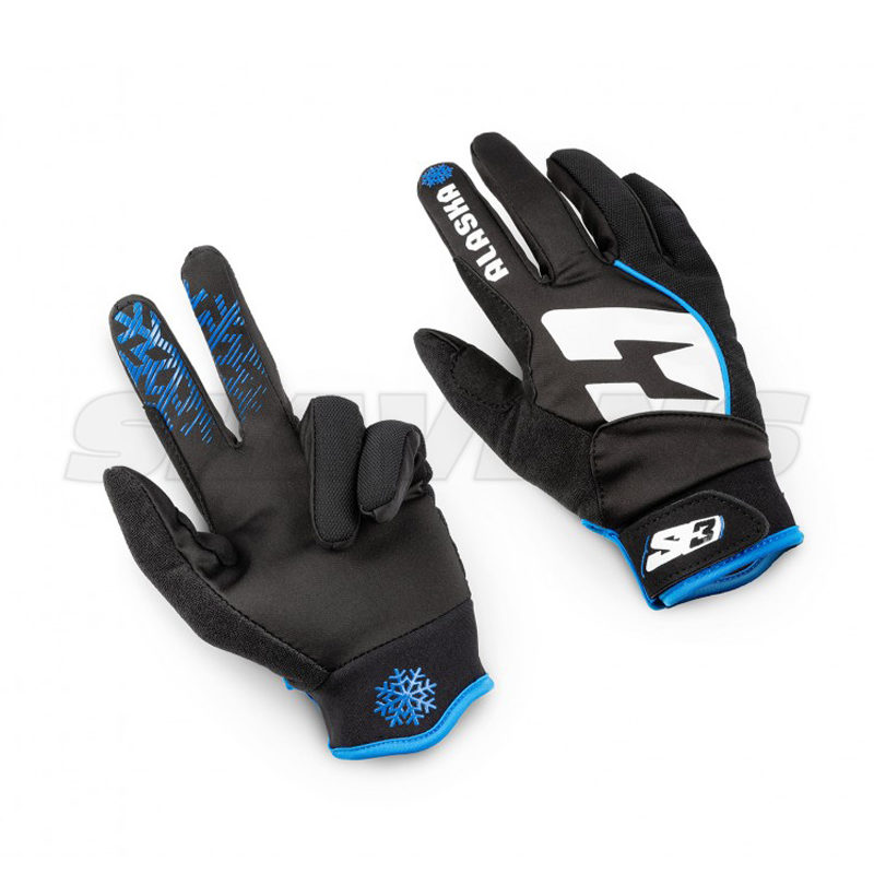 S3 - Gloves, Alaska Winter Sports,  Black/Blue, V-910-**