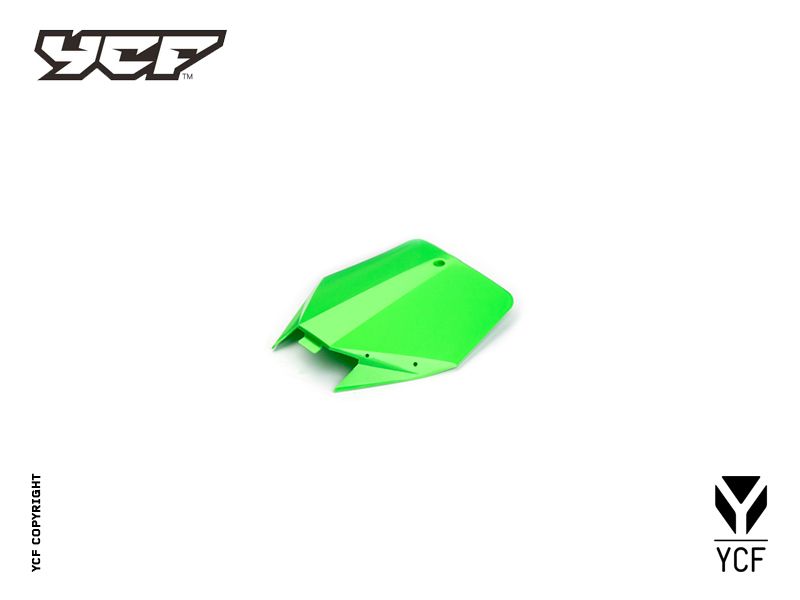 YCF Front Number Plate for Select YCF Bikes (2024-2025) - (Green)