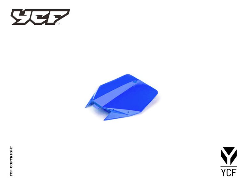 YCF Front Number Plate for Select YCF Bikes (2024-2025) - (Blue)