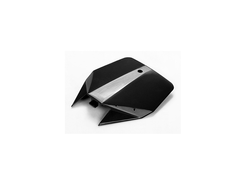 YCF Front Number Plate for Bigy Bikes (2024-2025) - (Black)