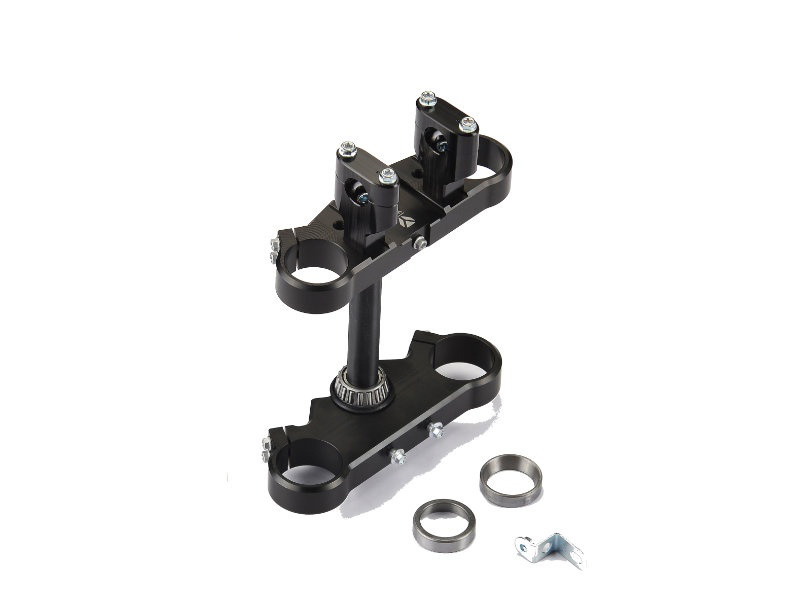 YCF 160mm 45/48 Triple Clamp Set for Select YCF Bikes (2024-2025) - (Black)