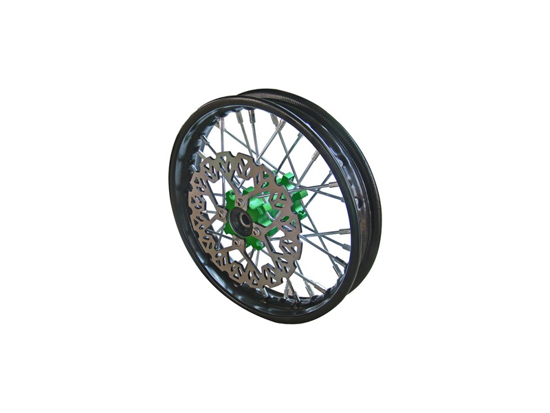 YCF Front Wheel for 50AE & Electric W50 Bikes (2024-2025) - (Green)
