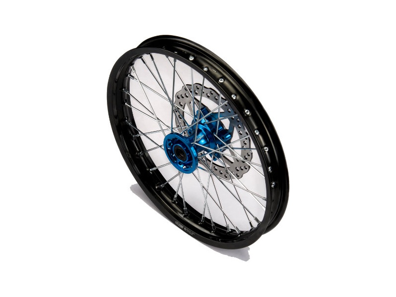 YCF 17" Front Aluminum Wheel with Brake Rotor & Sprocket for Bigy Bikes (2024-2025) - (Blue)