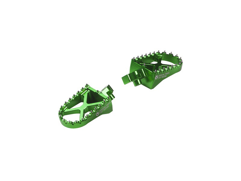 YCF Aluminum Foot Pegs for YCF Bikes (2024-2025) - (Green)