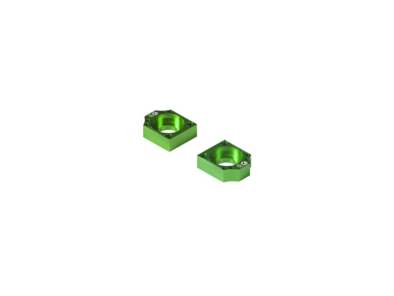YCF 32mm D15 Axle Block for YCF Bikes with Steel Swingarms (2024-2025) - (Green)
