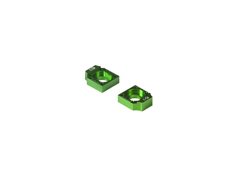 YCF 33.5mm Axle Block for YCF Bikes with Steel Swingarms (2024-2025) - (Green)