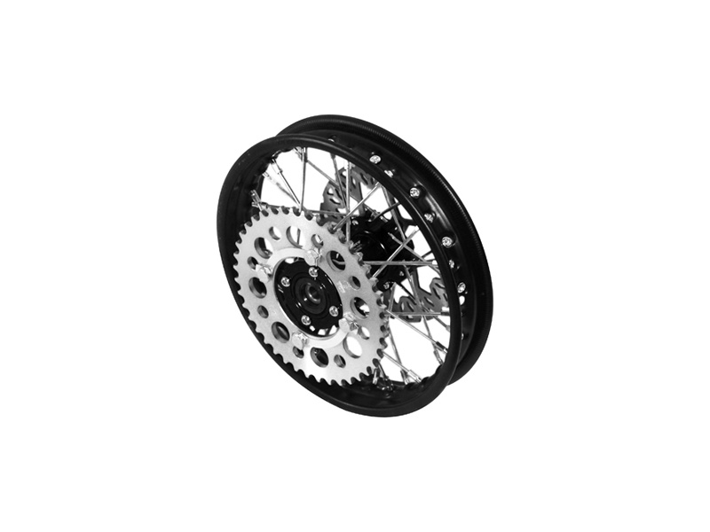 YCF Rear Wheel for 50 & Electric 50 Bikes (2024-2025) - (Black)