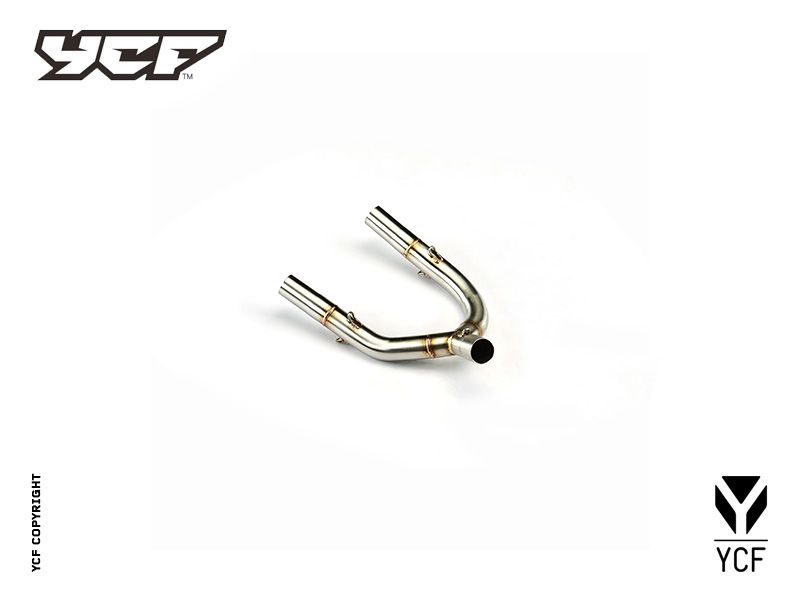 YCF Double Racing Mid Pipe for Pilot & SM Bikes (2024-2025)