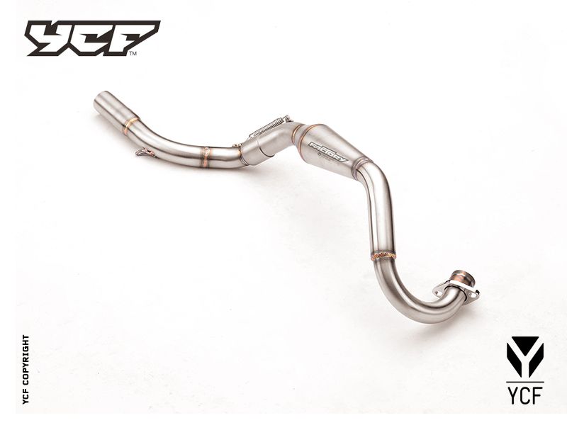 YCF Exhaust Mid Pipe for Factory SP3 190 Bikes (2024-2025)