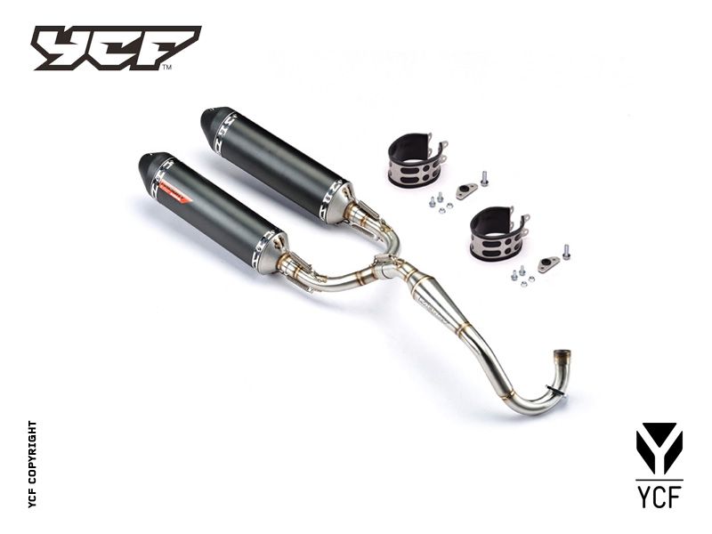 YCF Dual Racing Exhaust for Select Bigy Bikes (2024-2025)