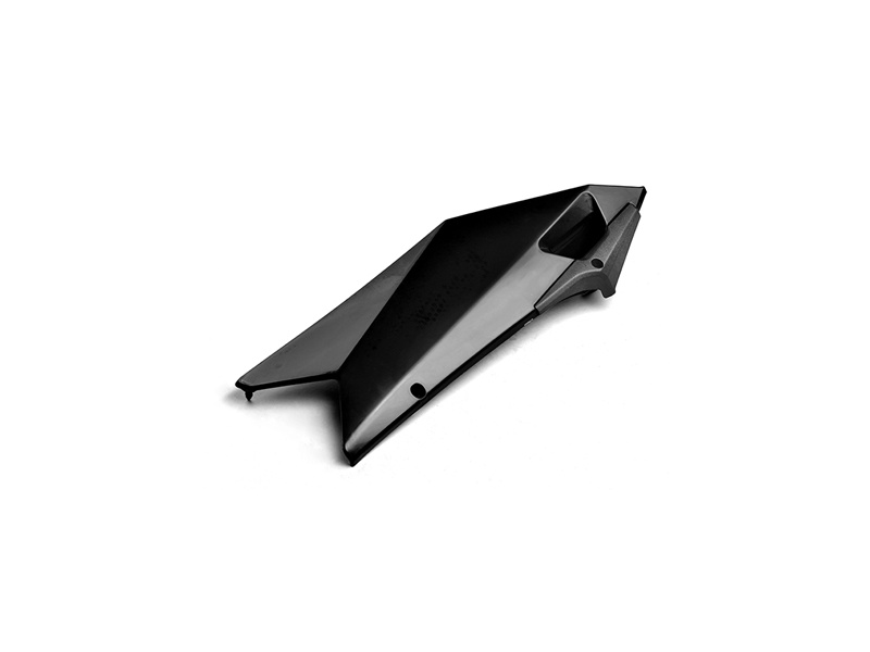 YCF Right Side Number Plate for Bigy Bikes (2024-2025) - (Black)
