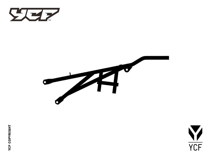 YCF Rear Subframe for Start 88SE Bikes (2024-2025)